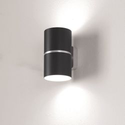 Minitallux Kone 16AP LED-Wandleuchte-Titanium - Weiß
