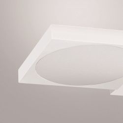 Minitallux Mix PL2 LED-Deckenleuchte-Weiß matt; mit LED