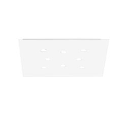 Minitallux Swing 8 LED-Deckenleuchte-Weiß matt; mit LED (3000K)