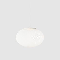 Moooi NR2 M LED-Pendelleuchte Sockel Weiß Schirm Weiß