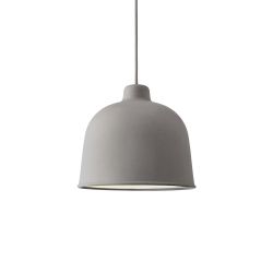 Muuto Grain LED-Pendelleuchte-mit LED (3000K)-Grau