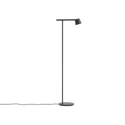 Muuto Tip LED-Stehleuchte-Schwarz-mit LED (2700K)