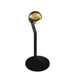 Occhio io 3d tavolo LED-Tischleuchte-Kopf/head Bronze-Körper/body Schwarz matt-Fuß/base Schwarz matt-mit LED (2700K)