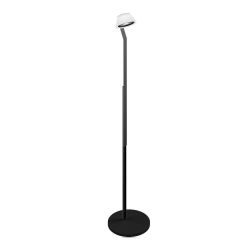 Occhio lei lettura LED-Leseleuchte-Kopf/head Schwarz matt-Körper/body Schwarz matt-Fuß/base Schwarz matt-mit LED (3000K)