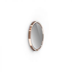 Occhio Mito sfera 40 LED-Spiegelwandleuchte-Roségold-Spiegel getönt-Wide für breit abstrahlendes Licht von 80°-ohne Occhio air Modul-mit LED (2700K - 4000K)