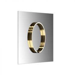 Occhio Mito sfera su 40 LED-Spiegelleuchte-Bronze-Wide für breit abstrahlendes Licht von 80°-mit Occhio air Modul-mit LED (2700K - 4000K)