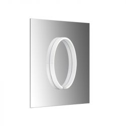 Occhio Mito sfera su 40 LED-Spiegelleuchte-Weiß matt-Wide für breit abstrahlendes Licht von 80°-mit Occhio air Modul-mit LED (2700K - 4000K)