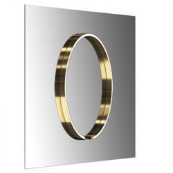 Occhio Mito sfera su 60 LED-Spiegelleuchte-Bronze-Wide für breit abstrahlendes Licht von 80°-ohne Occhio air Modul-mit LED (2700K - 4000K)