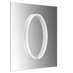 Occhio Mito sfera su 60 LED-Spiegelleuchte-Weiß matt-Wide für breit abstrahlendes Licht von 80°-ohne Occhio air Modul-mit LED (2700K - 4000K)