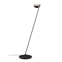 Occhio Sento lettura 125 LED-Leseleuchte-Kopf/head Phantom-Körper/body Schwarz matt-Fuß/base Schwarz matt-Kopfeinsatz Sento E Linse/Glas-Ausrichtung links vom Bediener-ohne Occhio air Modul-mit LED (2700K)