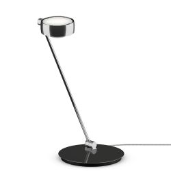 Occhio Sento tavolo 60 LED-Tischleuchte-Kopf/head Chrom-Körper/body Chrom-Fuß/base Chrom-Kopfeinsatz Sento E Linse/Glas-ohne Occhio air Modul-mit LED (2700K)