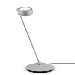 Occhio Sento tavolo 60 LED-Tischleuchte-Kopf/head Chrom matt-Körper/body Chrom matt-Fuß/base Chrom matt-Kopfeinsatz Sento D Linse/Linse-mit Occhio air Modul-mit LED (2700K)