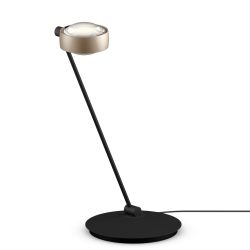 Occhio Sento tavolo 60 LED-Tischleuchte-Kopf/head Gold matt-Körper/body Schwarz matt-Fuß/base Schwarz matt-Kopfeinsatz Sento D Linse/Linse-mit Occhio air Modul-mit LED (2700K)