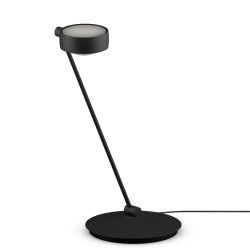 Occhio Sento tavolo 60 LED-Tischleuchte-Kopf/head Schwarz matt-Körper/body Schwarz matt-Fuß/base Schwarz matt-Kopfeinsatz Sento E Linse/Glas-ohne Occhio air Modul-mit LED (2700K)