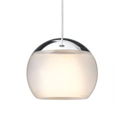 Oligo Balino LED-Pendelleuchte 1-flammig mit unsichtbarer Höhenverstellung-Chrom-Satiniert-mit LED (2700K)