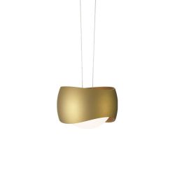 Oligo Curved Slack-Line LED-Pendelleuchte 1-flammig-Bronze-mit Tunable White (2200K - 5000K)
