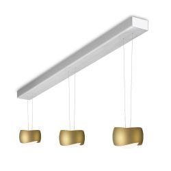 Oligo Curved Slack-Line LED-Pendelleuchte 3-flammig-Bronze-Aluminium gebürstet-mit Tunable White (2200K - 5000K) 01