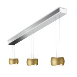 Oligo Curved Slack-Line LED-Pendelleuchte 3-flammig-Bronze-Chrom-mit Tunable White (2200K - 5000K) 01