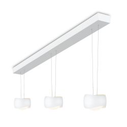 Oligo Curved Slack-Line LED-Pendelleuchte 3-flammig-Weiß matt-Weiß matt-mit Tunable White (2200K - 5000K) 01
