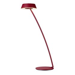 Oligo Glance Gebogen LED-Tischleuchte-Rot matt-mit LED (2700K)