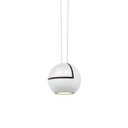 Oligo Globe LED-Einzelpendel für Slack-Line System-Weiß/Weiß-mit Tunable White (2200K - 5000K)