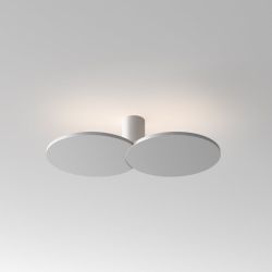 Rotaliana Collide H1 LED Wand- und Deckenleuchte-Silber-mit LED (2700K)