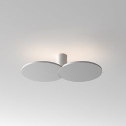 Rotaliana Collide H1 LED Wand- und Deckenleuchte-Silber-mit LED (3000K)