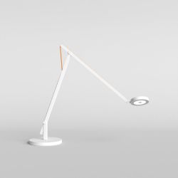 Rotaliana String T1 LED-Tischleuchte-Weiß matt-Orange-mit LED (2700K)