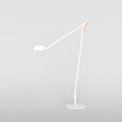 Rotaliana String XL LED-Stehleuchte-Weiß matt-Orange-mit LED (2700K)
