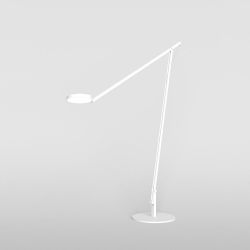 Rotaliana String XL LED-Stehleuchte-Weiß matt-Silber-mit LED (2700K)