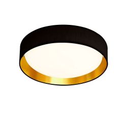 Searchlight Gianna 9371 500 LED-Deckenleuchte-Schwarz-Gold-mit LED (3000K)