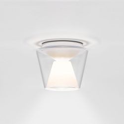 Serien Lighting Annex Ceiling LED-Deckenleuchte-Glasschirm klar - Reflektor opal-Größe L Ø 275 mm-mit LED (3000K)