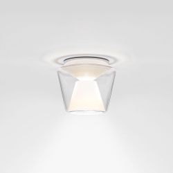 Serien Lighting Annex Ceiling LED-Deckenleuchte-Glasschirm klar - Reflektor opal-Größe M Ø 220 mm-mit LED (3000K)