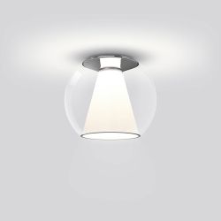 Serien Lighting Draft Ceiling M LED-Deckenleuchte-Glas klar-mit dim2warm (1800K - 3000K)