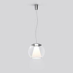 Serien Lighting Draft Suspension Rope M LED-Pendelleuchte-Glas klar-mit LED (3000K)