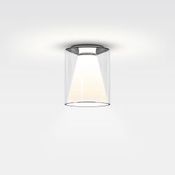 Serien Lighting Drum Ceiling M Long LED-Deckenleuchte-Glas klar-mit LED (2700K)