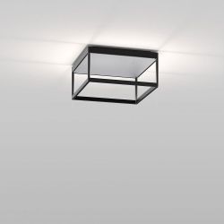 Serien Lighting Reflex² Ceiling M 150 LED-Deckenleuchte-Schwarz-Pyramidenstruktur Silber-mit LED (2700K) 01