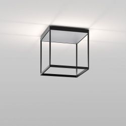 Serien Lighting Reflex² Ceiling M 300 LED-Deckenleuchte-Schwarz-Pyramidenstruktur Silber-mit LED (2700K) 01