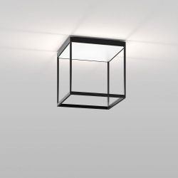 Serien Lighting Reflex² Ceiling M 300 LED-Deckenleuchte-Schwarz-Pyramidenstruktur Weiß-mit LED (2700K) 01