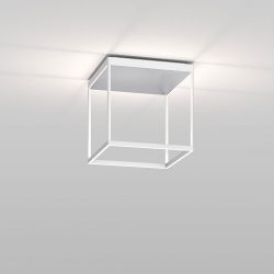 Serien Lighting Reflex² Ceiling M 300 LED-Deckenleuchte-Weiß-Pyramidenstruktur Silber-mit LED (2700K) 01