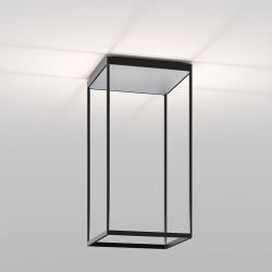 Serien Lighting Reflex² Ceiling M 600 LED-Deckenleuchte-Schwarz-Pyramidenstruktur Silber-mit LED (2700K) 02