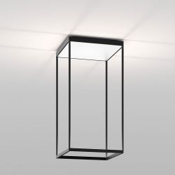 Serien Lighting Reflex² Ceiling M 600 LED-Deckenleuchte-Schwarz-Pyramidenstruktur Weiß-mit LED (2700K) 01