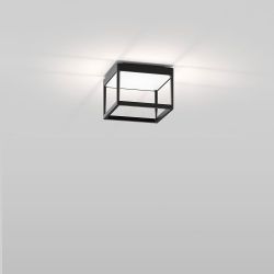 Serien Lighting Reflex² Ceiling S 150 LED-Deckenleuchte-Schwarz-Pyramidenstruktur Weiß-mit LED (3000K)
