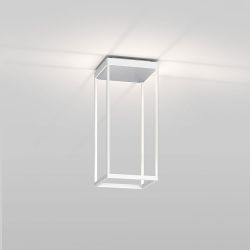 Serien Lighting Reflex² Ceiling S 450 LED-Deckenleuchte-Weiß-Pyramidenstruktur Silber-mit dim2warm (2200K - 3000K) 01