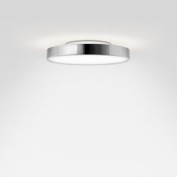 Serien Lighting Slice² PI Ceiling LED-Deckenleuchte-Chrom-Größe M Ø 225 mm-Up- und Downlight-mit LED (2700K)