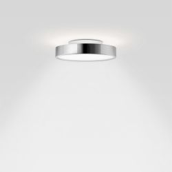 Serien Lighting Slice² PI Ceiling LED-Deckenleuchte-Chrom-Größe S Ø 170 mm-Up- und Downlight-mit LED (2700K)