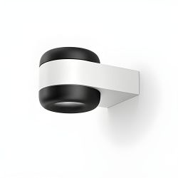 Serien Lighting Cavity Wall S LED-Wandleuchte-Weiß-Schwarz-mit LED (3000K)