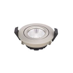 Sigor Diled LED-Einbauleuchte-Stahl gebürstet-mit dim2warm (2100K - 2700K)