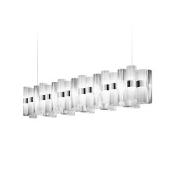 Slamp La Lollo Linear 140 LED-Pendelleuchte-Weiß 01