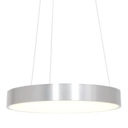 Steinhauer Ringlede LED-Pendelleuchte-Silber-mit LED (2700K)